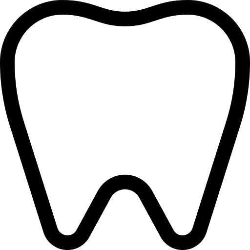 Modern and gentle dentistry icon